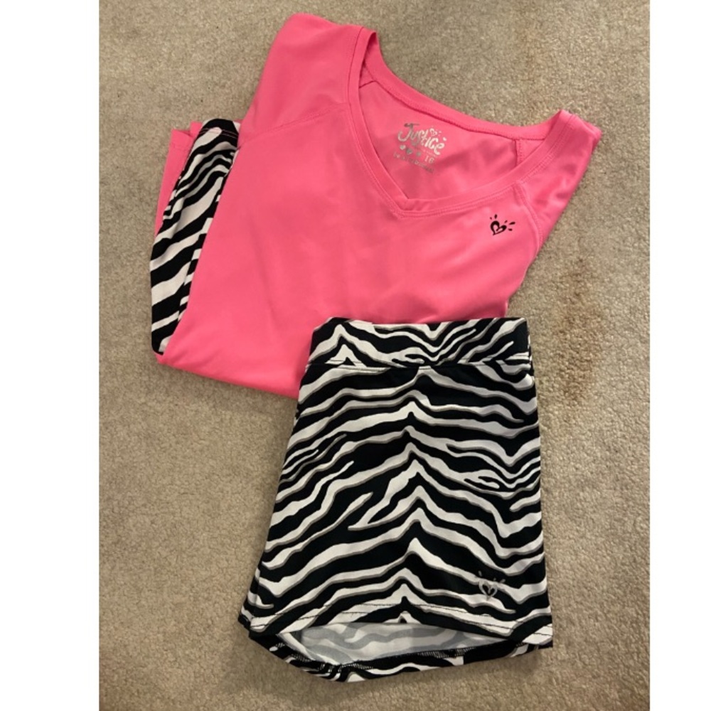 Justice Girls Size 16/20 Matching Set